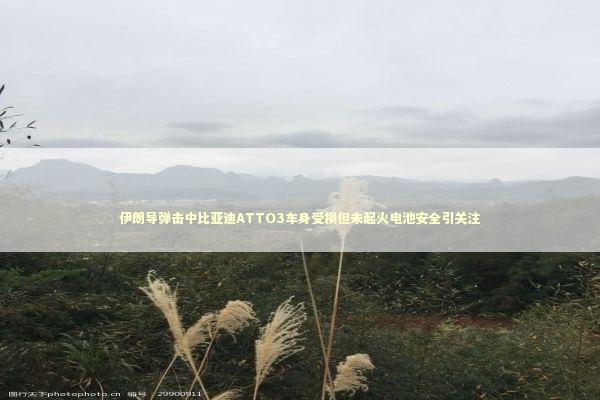 伊朗导弹击中比亚迪ATTO3车身受损但未起火电池安全引关注