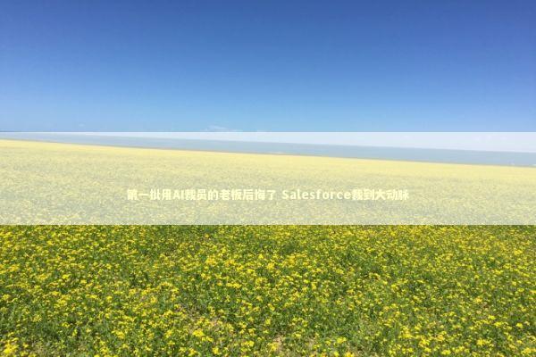 第一批用AI裁员的老板后悔了 Salesforce裁到大动脉