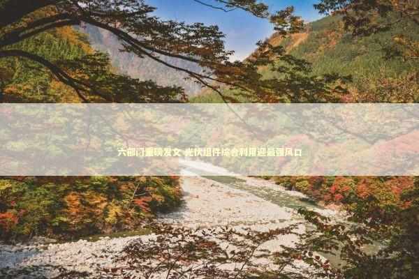 六部门重磅发文 光伏组件综合利用迎最强风口 新闻