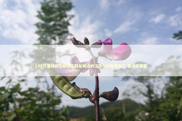 100斤直接抢空被浙江网友喊话的江西小炒连夜复工-美食实用型