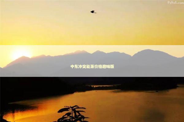 中东冲突能源价格趣味版